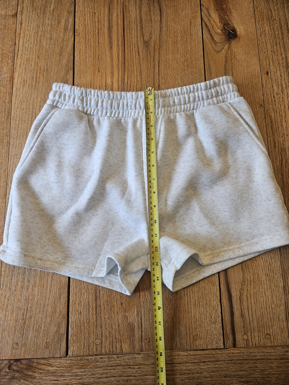 Moral Society Women's Casual Elastic Waist Heather Gray Shorts